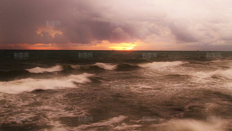 高清海景海滩沙滩海边大海蓝色海岸素材