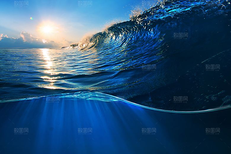 高清海景海滩沙滩海边大海蓝色海岸素材