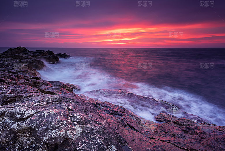 高清海景海滩沙滩海边大海蓝色海岸素材