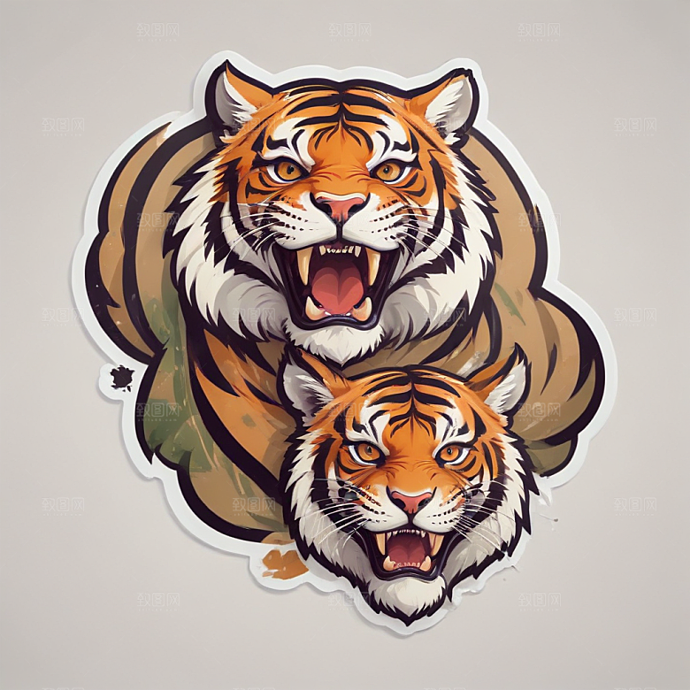 可爱风格的猴子头像图片