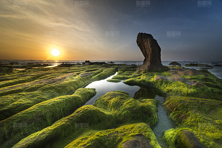 高清海景海滩沙滩海边大海蓝色海岸