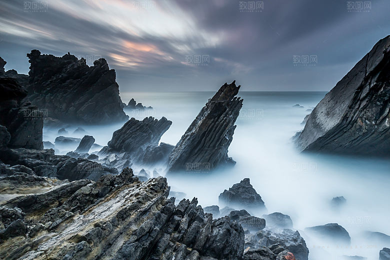 高清海景海滩沙滩海边大海蓝色海岸素材