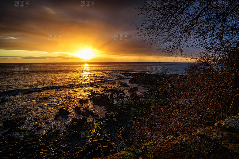 高清海景海滩沙滩海边大海蓝色海岸素材