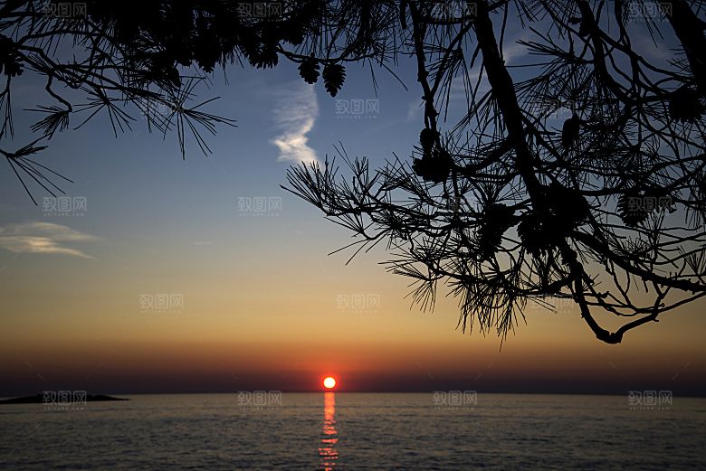 高清海景海滩沙滩海边大海蓝色海岸
