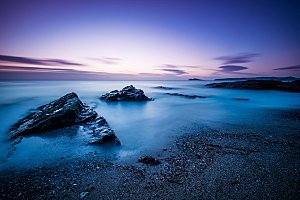 高清海景海滩沙滩海边大海蓝色海岸素材