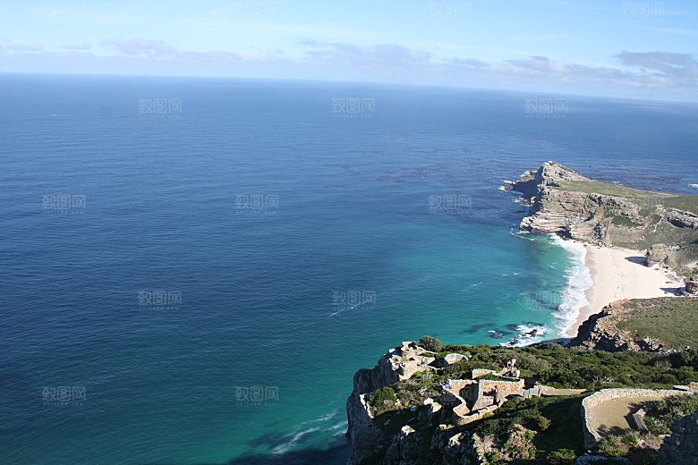 高清海景海滩沙滩海边大海蓝色海岸