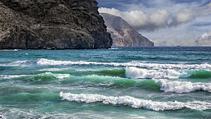 高清海景海滩沙滩海边大海蓝色海洋海岸