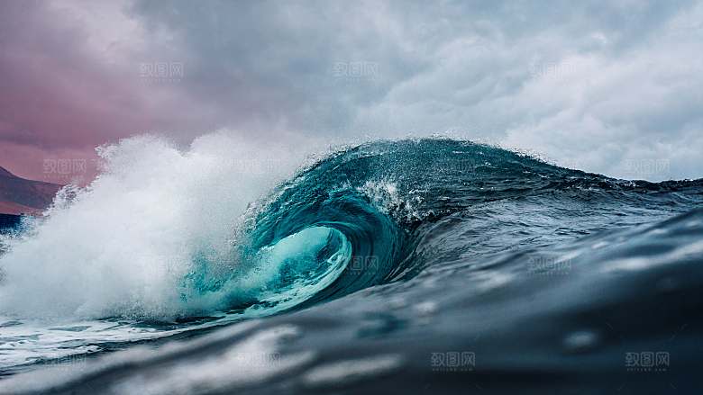高清海景海浪海滩沙滩海边大海蓝色海岸