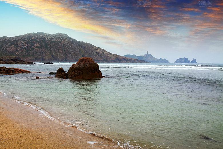 高清海景海滩沙滩海边大海蓝色海洋壁纸