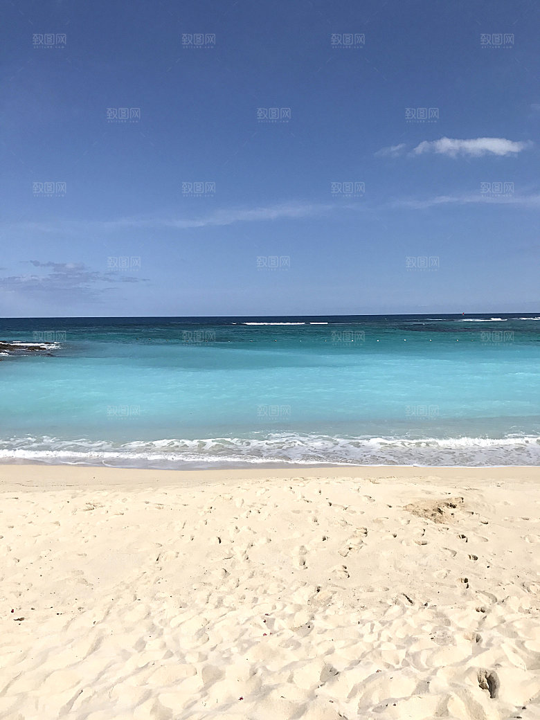 高清海景海滩沙滩海边大海蓝色海洋壁纸