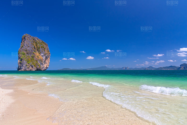 高清海景海滩沙滩海边大海蓝色海洋壁纸