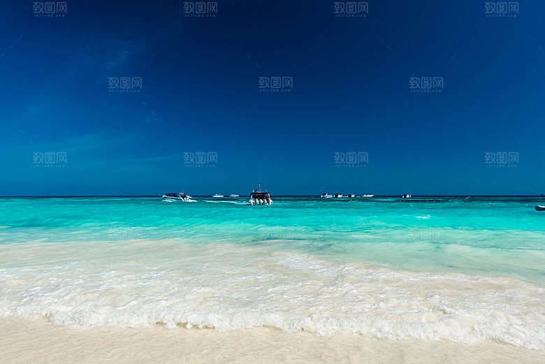 高清海景海滩沙滩海边大海蓝色海洋壁纸