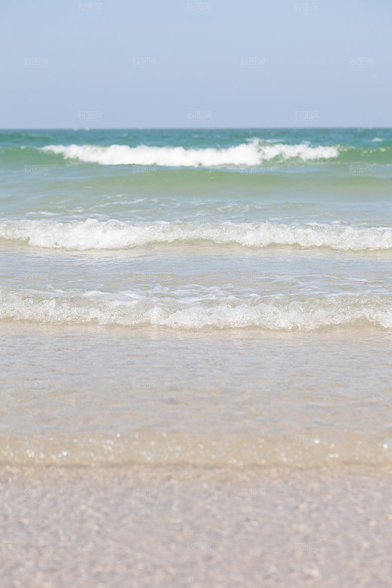 高清海景海滩沙滩海边大海蓝色海洋壁纸