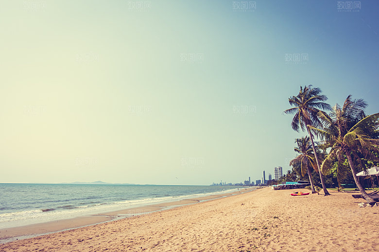 高清海景海滩沙滩海边大海蓝色海洋壁纸