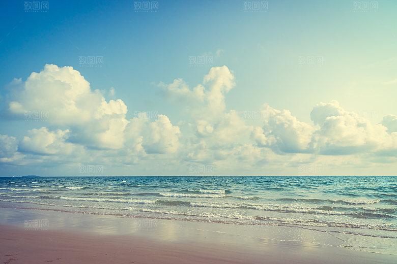 高清海景海滩沙滩海边大海蓝色海洋壁纸