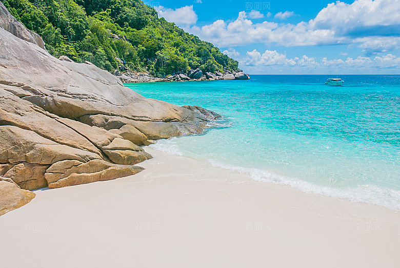 高清海景海滩沙滩海边大海蓝色海洋壁纸