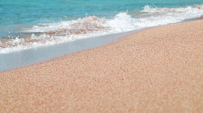 高清海景海滩沙滩海边大海蓝色海洋壁纸素材