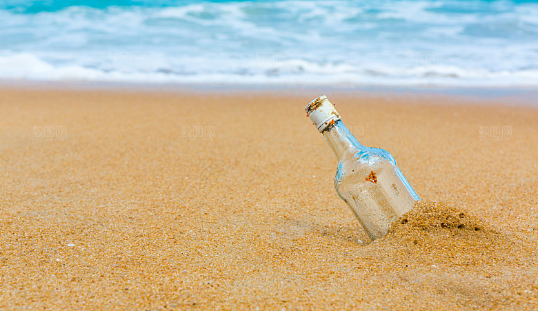 高清海景海滩沙滩海边大海蓝色海洋壁纸素材