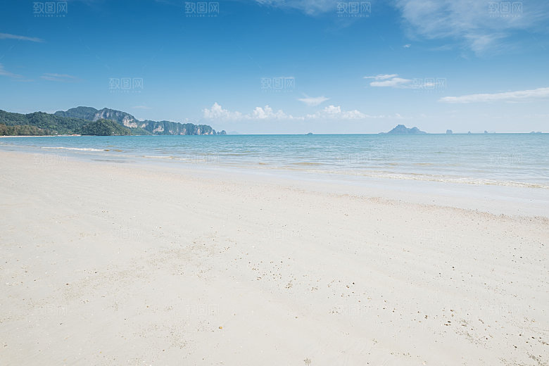 高清海景海滩沙滩海边大海蓝色海洋壁纸素材