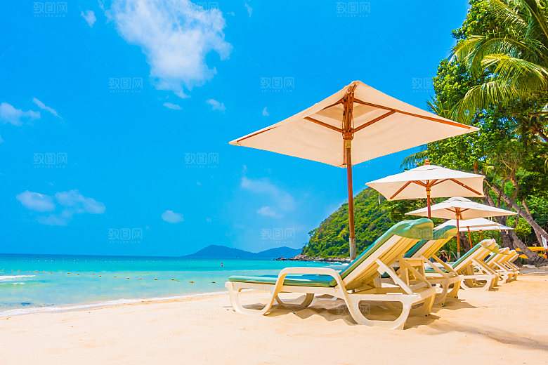 高清海景海滩沙滩海边大海蓝色海洋壁纸