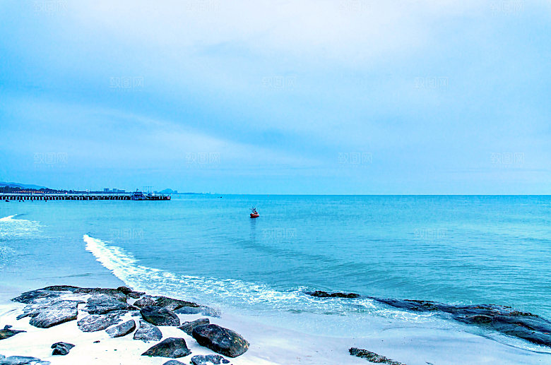 高清海景海滩沙滩海边大海蓝色海洋壁纸