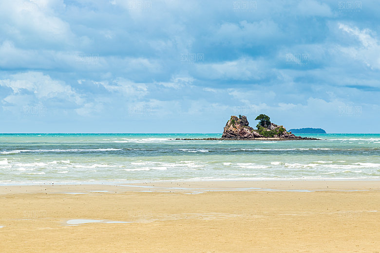 高清海景海滩沙滩海边大海蓝色海洋壁纸