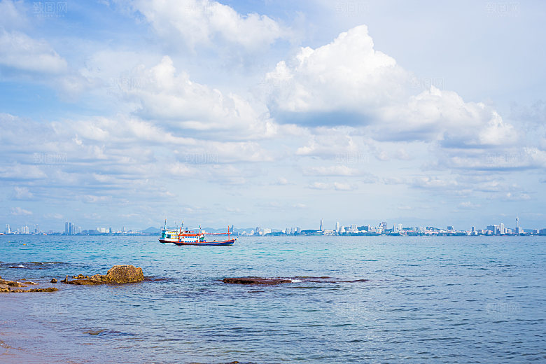 高清海景海滩沙滩海边大海蓝色海洋壁纸