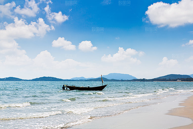 高清海景海滩沙滩海边大海蓝色海洋壁纸