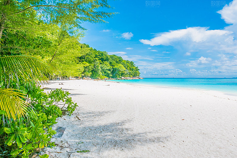 高清海景海滩沙滩海边大海蓝色海洋壁纸