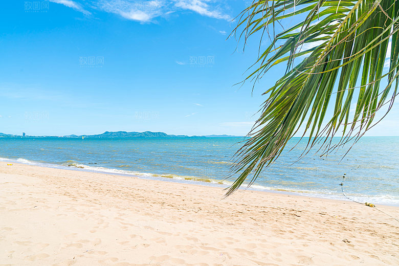 高清海景海滩沙滩海边大海蓝色海洋壁纸