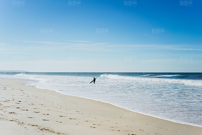 高清海景海滩沙滩海边大海蓝色海洋壁纸