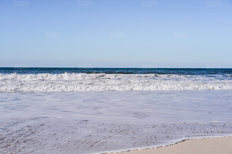 高清海景海滩沙滩海边大海蓝色海洋壁纸