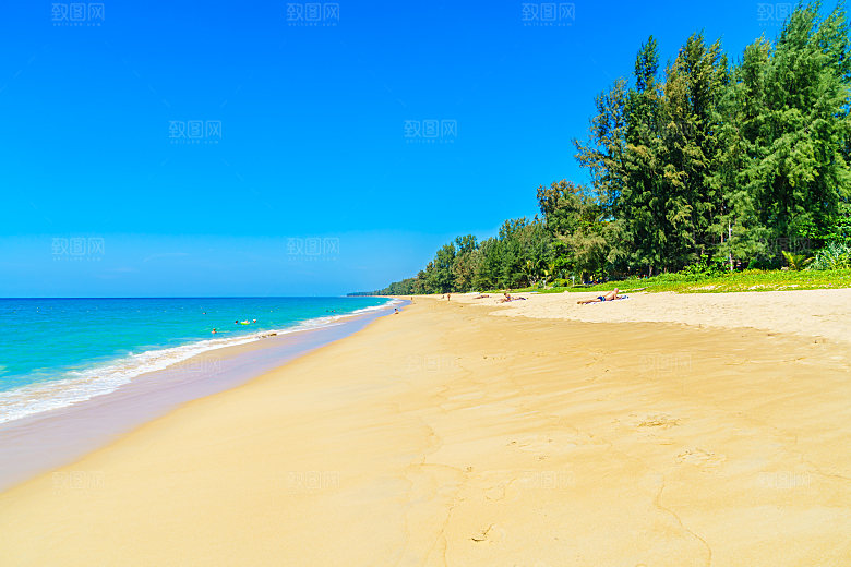 高清海景海滩沙滩海边大海蓝色海洋壁纸