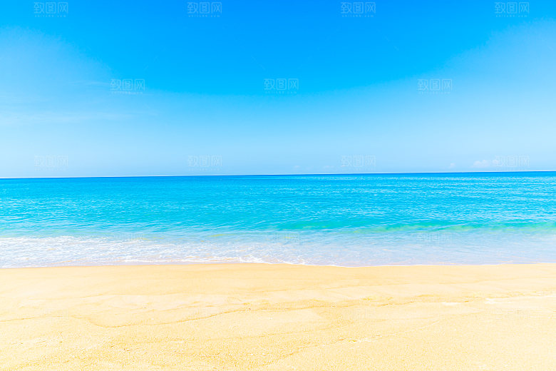 高清海景海滩沙滩海边大海蓝色海洋壁纸