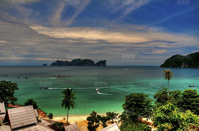 高清海景海滩沙滩海边大海蓝色海洋壁纸