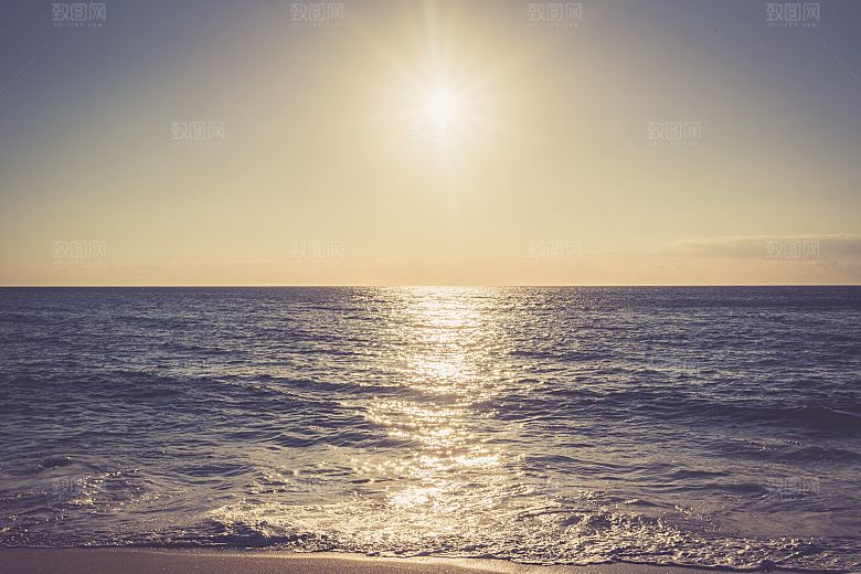 高清海景海滩沙滩海边大海蓝色海洋壁纸素材