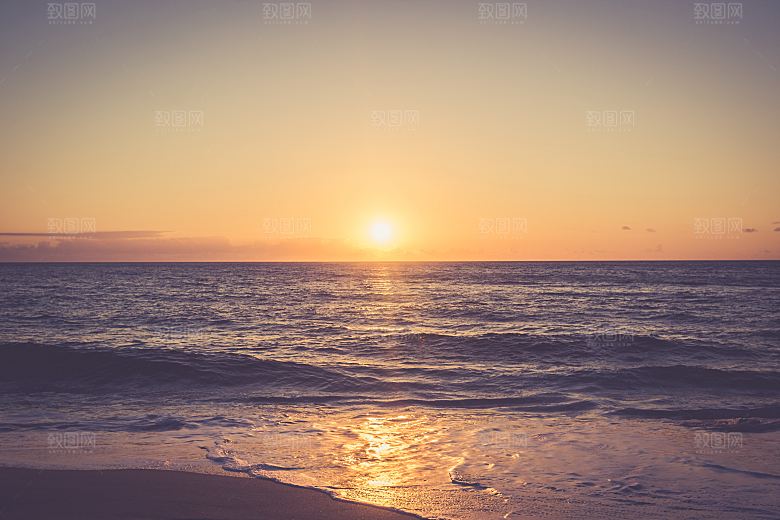高清海景海滩沙滩海边大海蓝色海洋壁纸素材