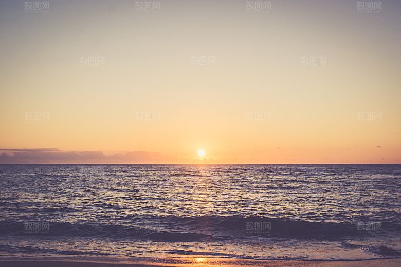 高清海景海滩沙滩海边大海蓝色海洋壁纸素材