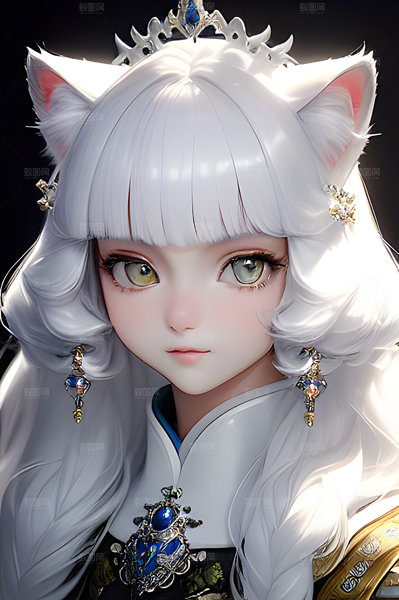 拟人猫创意图片素材