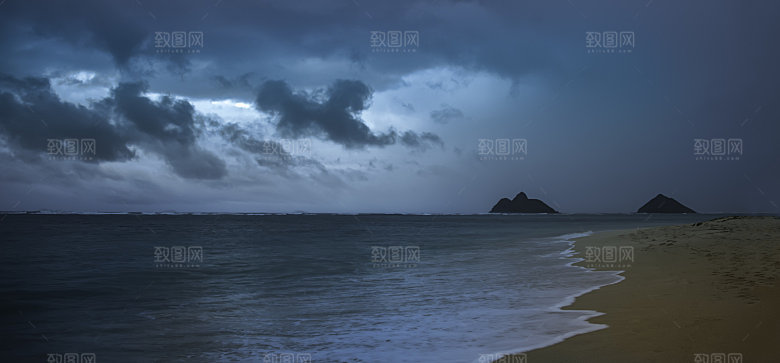 高清海景海滩沙滩海边大海蓝色海洋壁纸