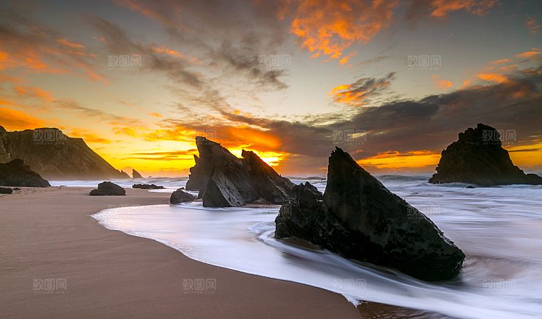 高清海景海滩沙滩海边大海蓝色海洋壁纸