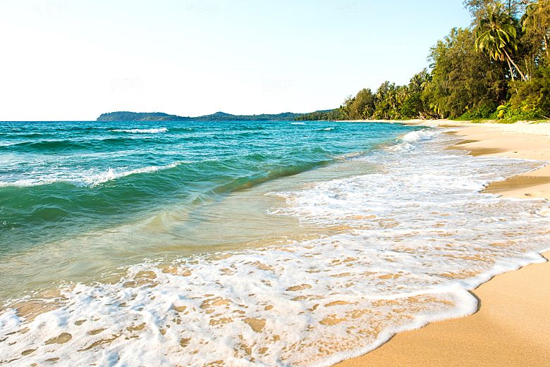 高清海景海滩沙滩海边大海蓝色海洋壁纸