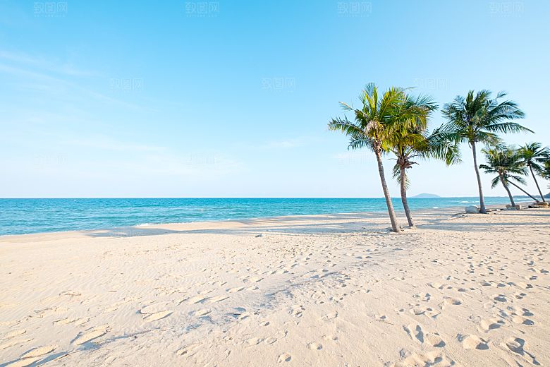 高清海景海滩沙滩海边大海蓝色海洋壁纸