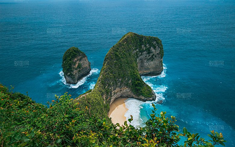 高清海景海滩沙滩海边大海蓝色海洋壁纸