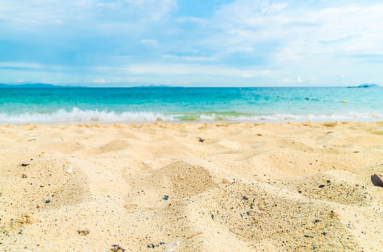 高清海景海滩沙滩海边大海蓝色海洋壁纸