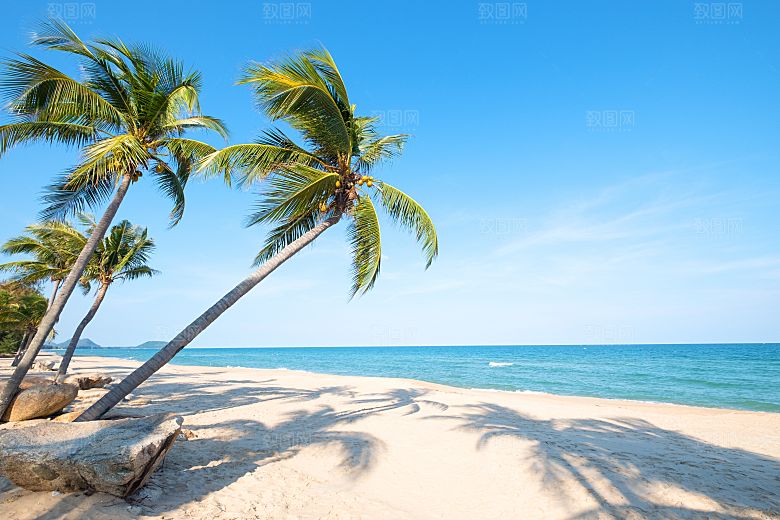 高清海景海滩沙滩海边大海蓝色海洋壁纸
