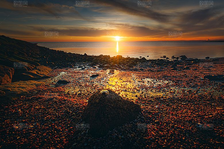 高清海景海滩沙滩海边大海蓝色海洋壁纸素材