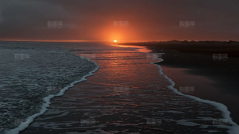高清海景海滩沙滩海边大海蓝色海洋壁纸