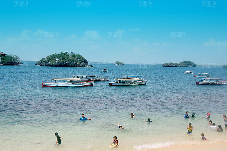 高清海景海滩沙滩海边大海蓝色海洋壁纸