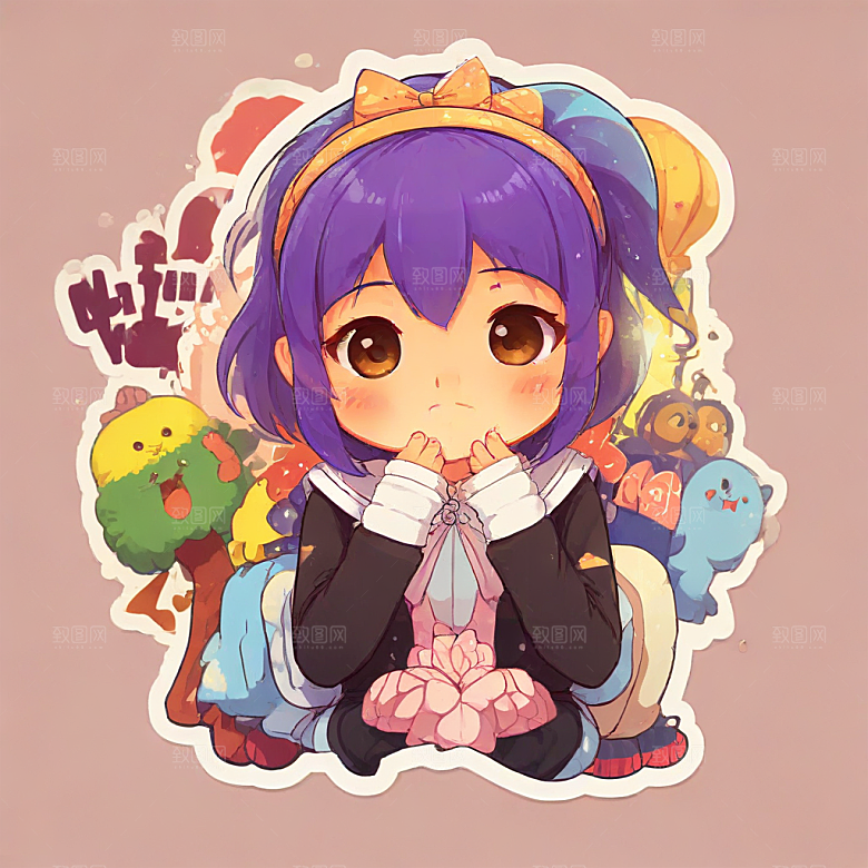校园喧闹少女·蓝衣活力瞬间图片